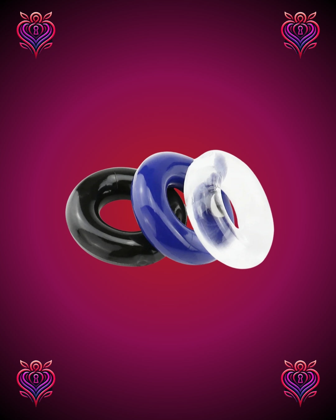 🔵Set de Anillos Retardantes – Placer que dura más🔵