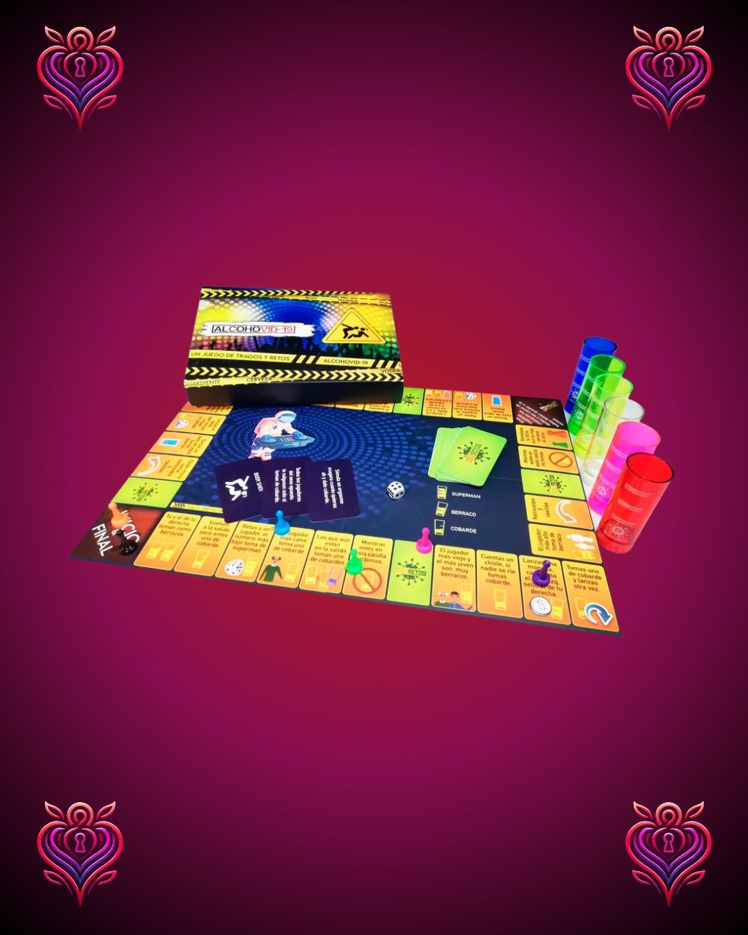 🍹ALCOHOVID-19 – El Juego de Tragos y Retos Más Picante🍹