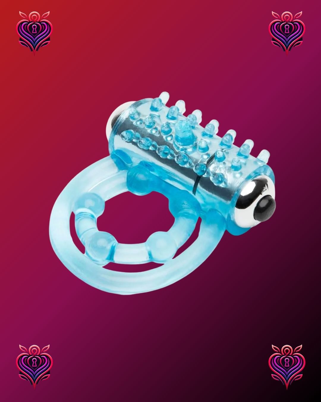 ⚡Anillo Vibrador Doble – Placer con Potencia y Resistencia⚡