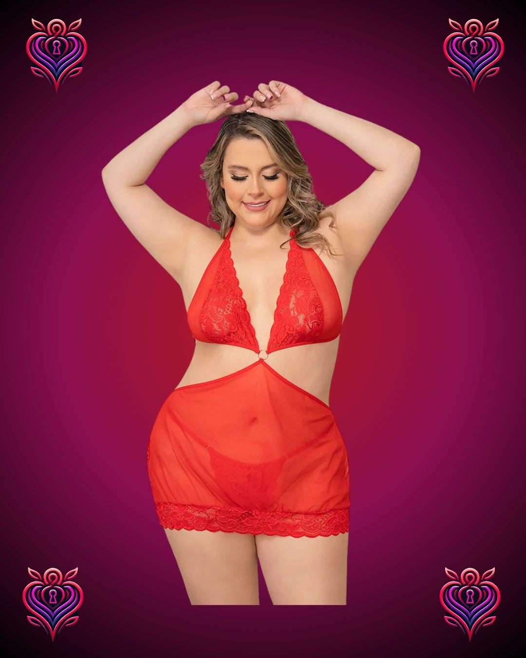 ❤️Pasión Curvy en Rojo❤️