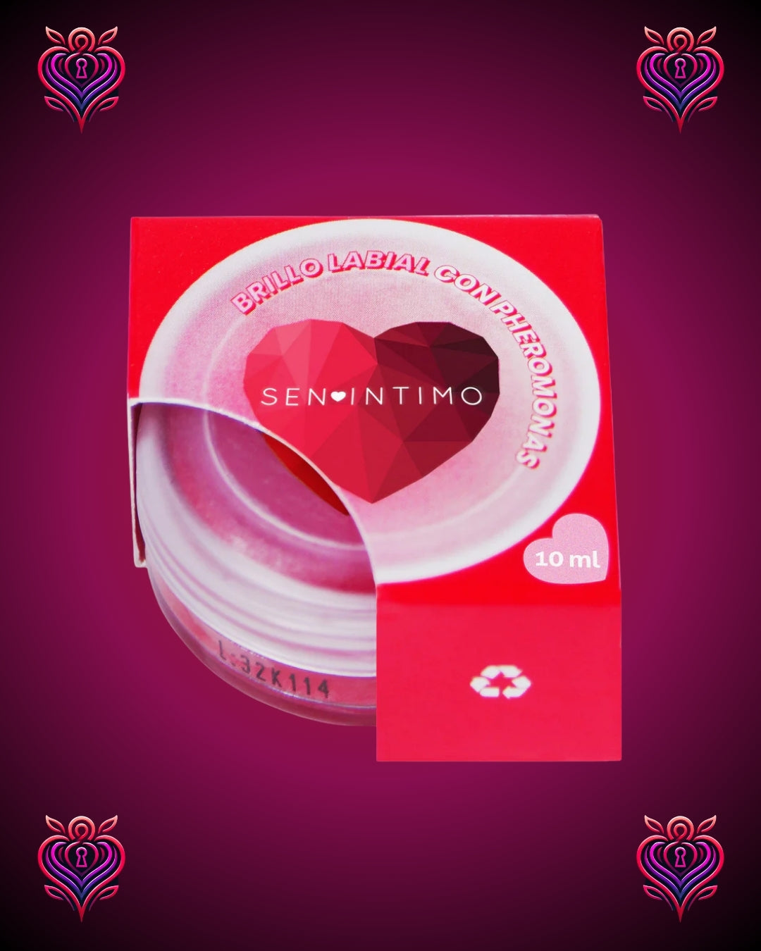 💋Brillo Labial con Feromonas – Frutos Rojos 10ML✨