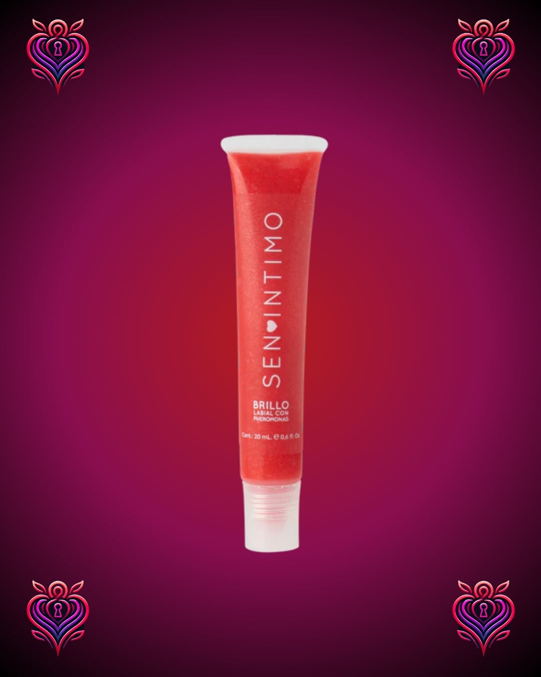 💋Brillo Labial con Feromonas – Frutos Rojos 20ML✨
