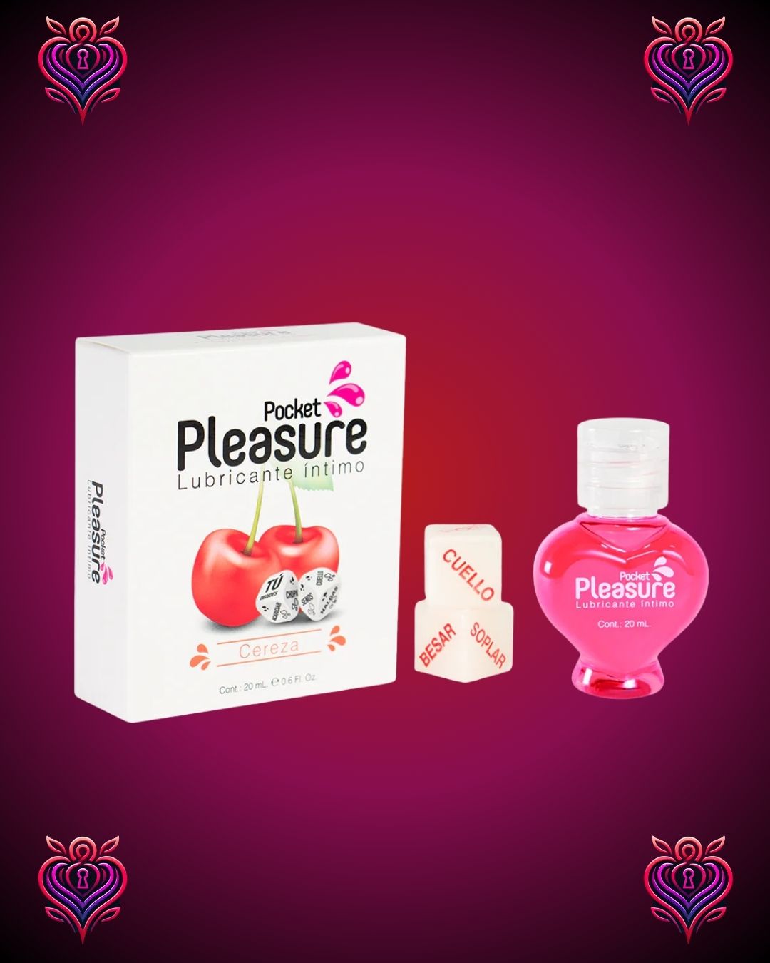 🍒Lubricante Íntimo Sabor Cereza🍒