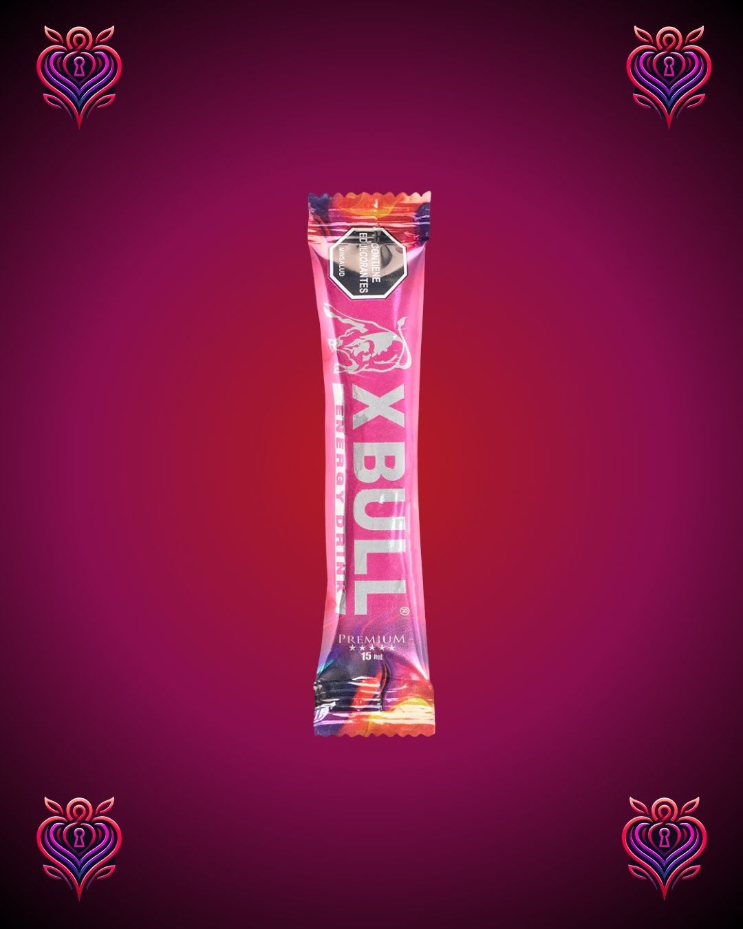 Bebida Energizante X-Bull Pink 💫 Sachet 15 ml