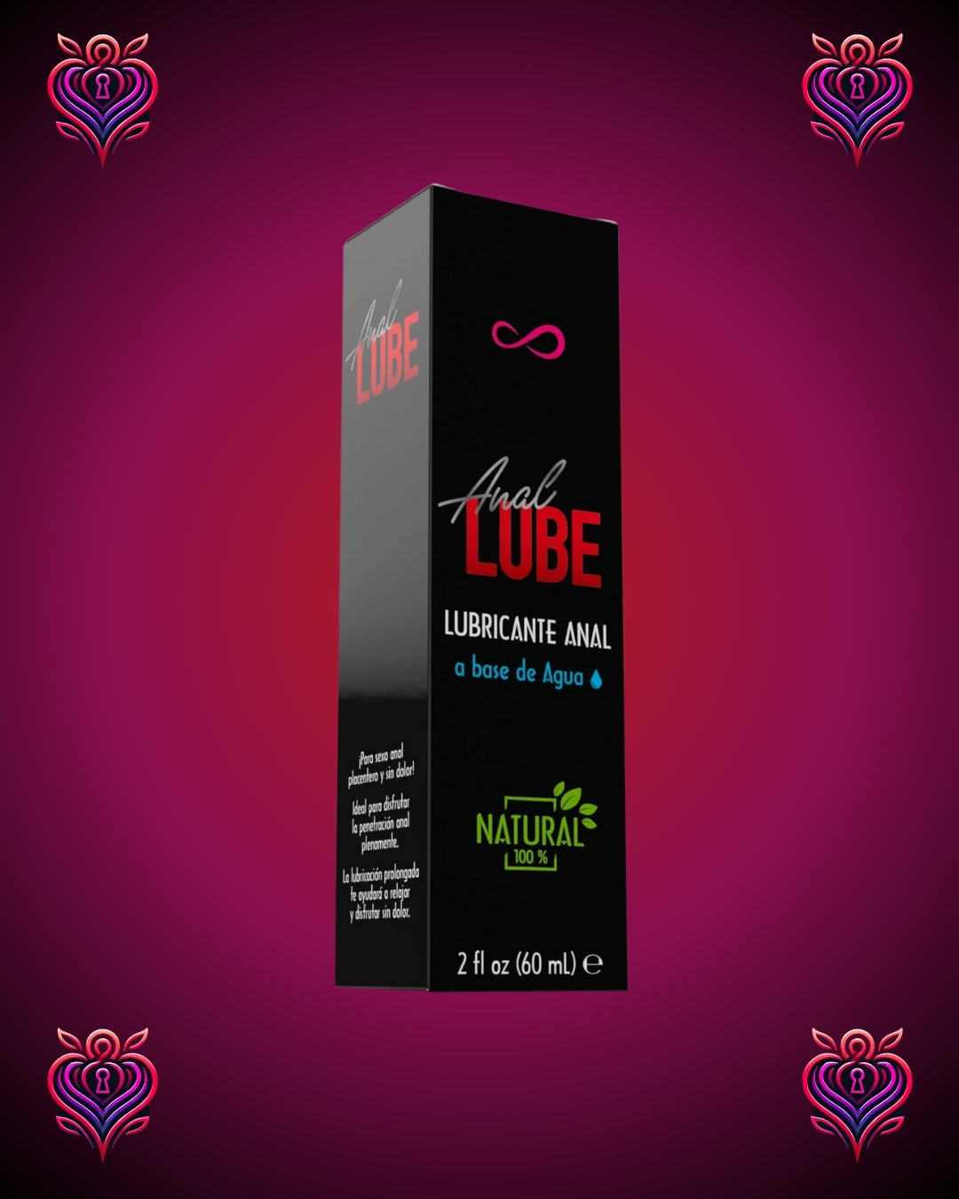 🍑Anal – Lubricante Natural Base Agua🍑