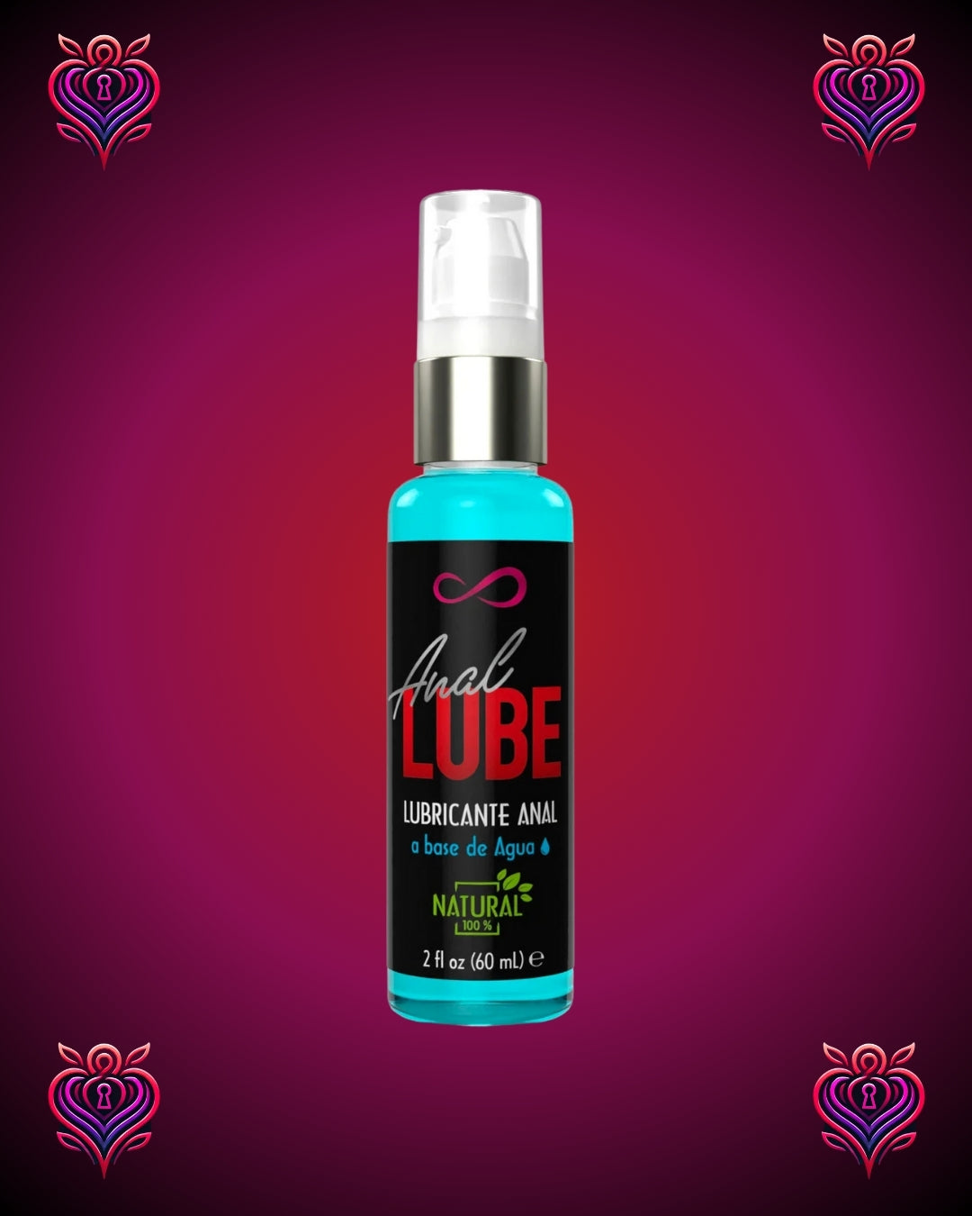 🍑Anal – Lubricante Natural Base Agua🍑