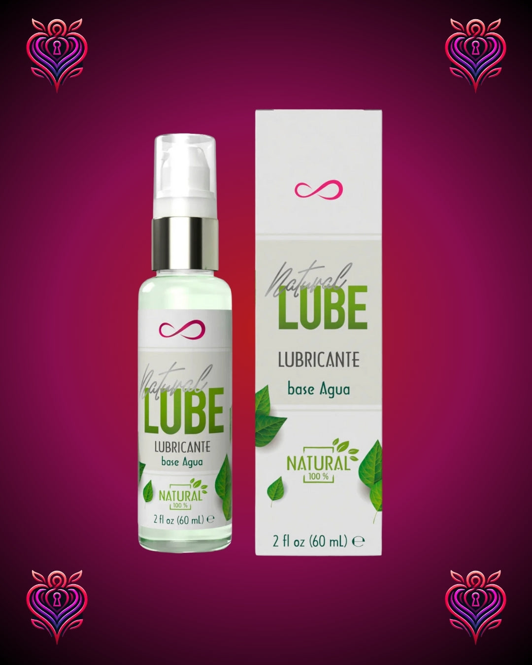 🌿Natural – Lubricante 100% Base Agua🌿