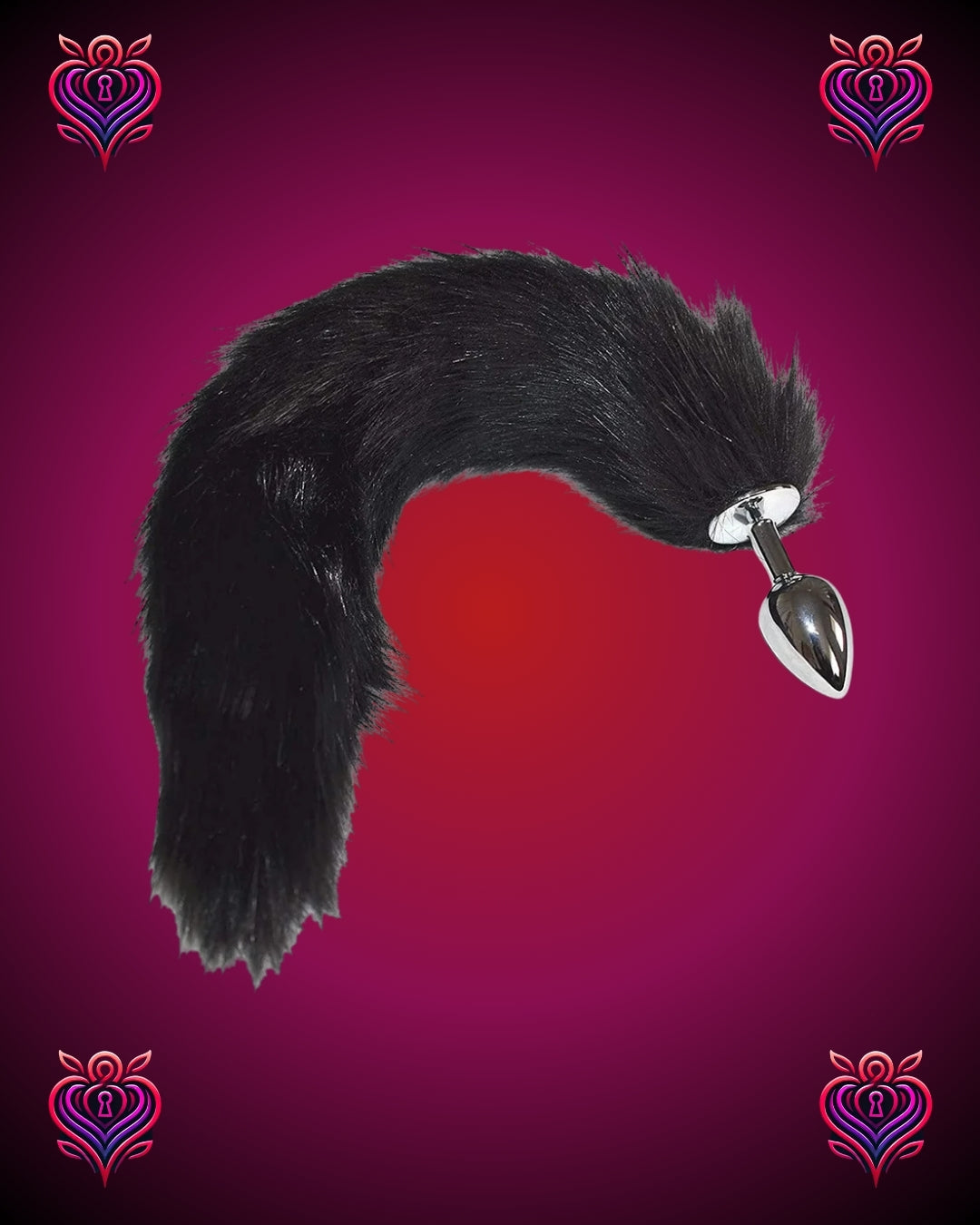 🖤Plug Anal Cola de Zorra Negra – Misterio, Elegancia y Deseo🖤