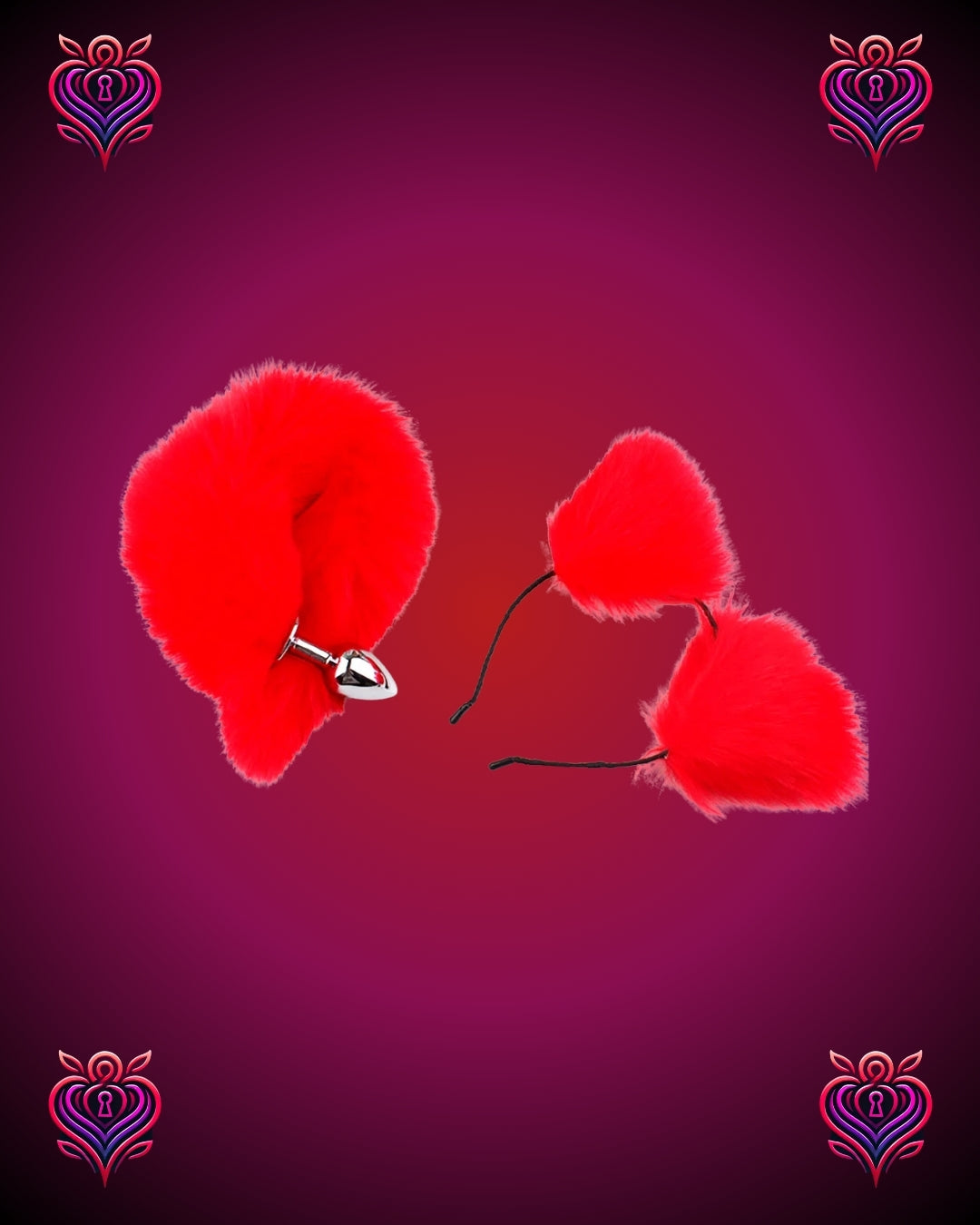 🦊Kit Sensual Zorro Salvaje – Cola + Orejitas de Juego🦊