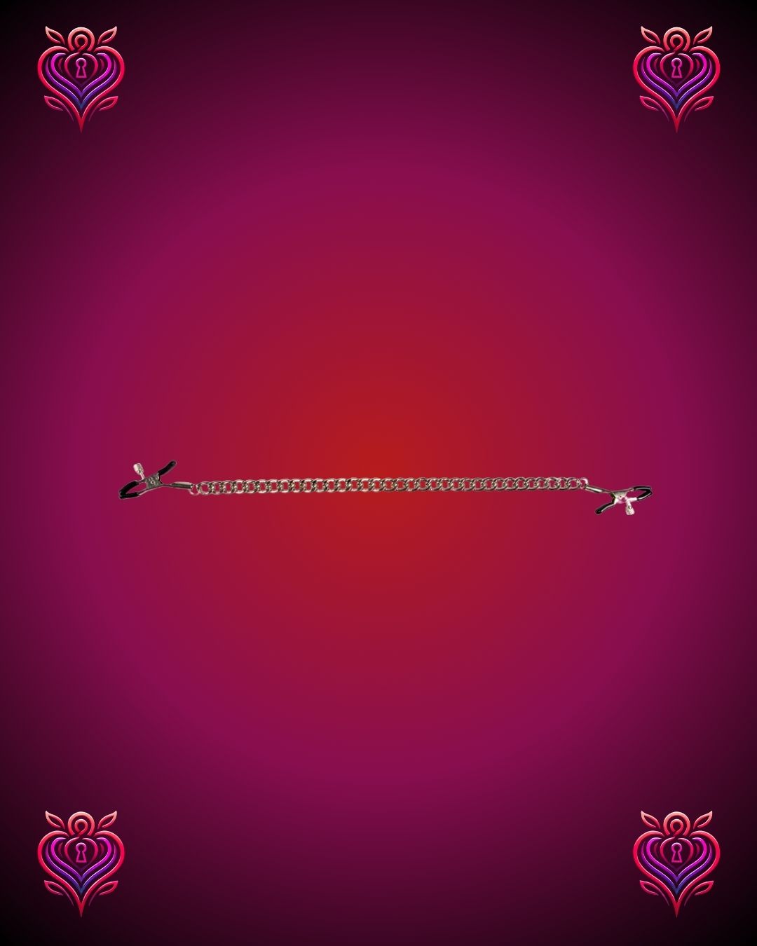 🔗Cadena con Pinzas para Pezones – Estimulación y Estilo en un Solo Juego💋