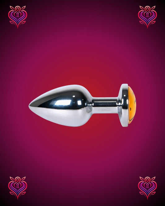 😏Plug Metálico con Base Emoji✨