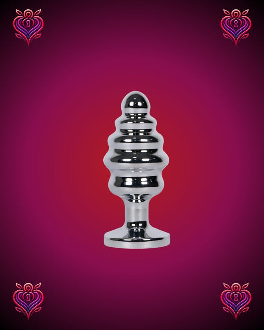 🔩Plug Metálico Tornillo con Joya Roja🔥