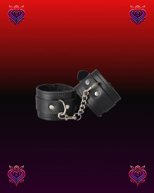 🔥ESPOSAS DE CUERO PARA MANOS Y PIES BDSM🔥