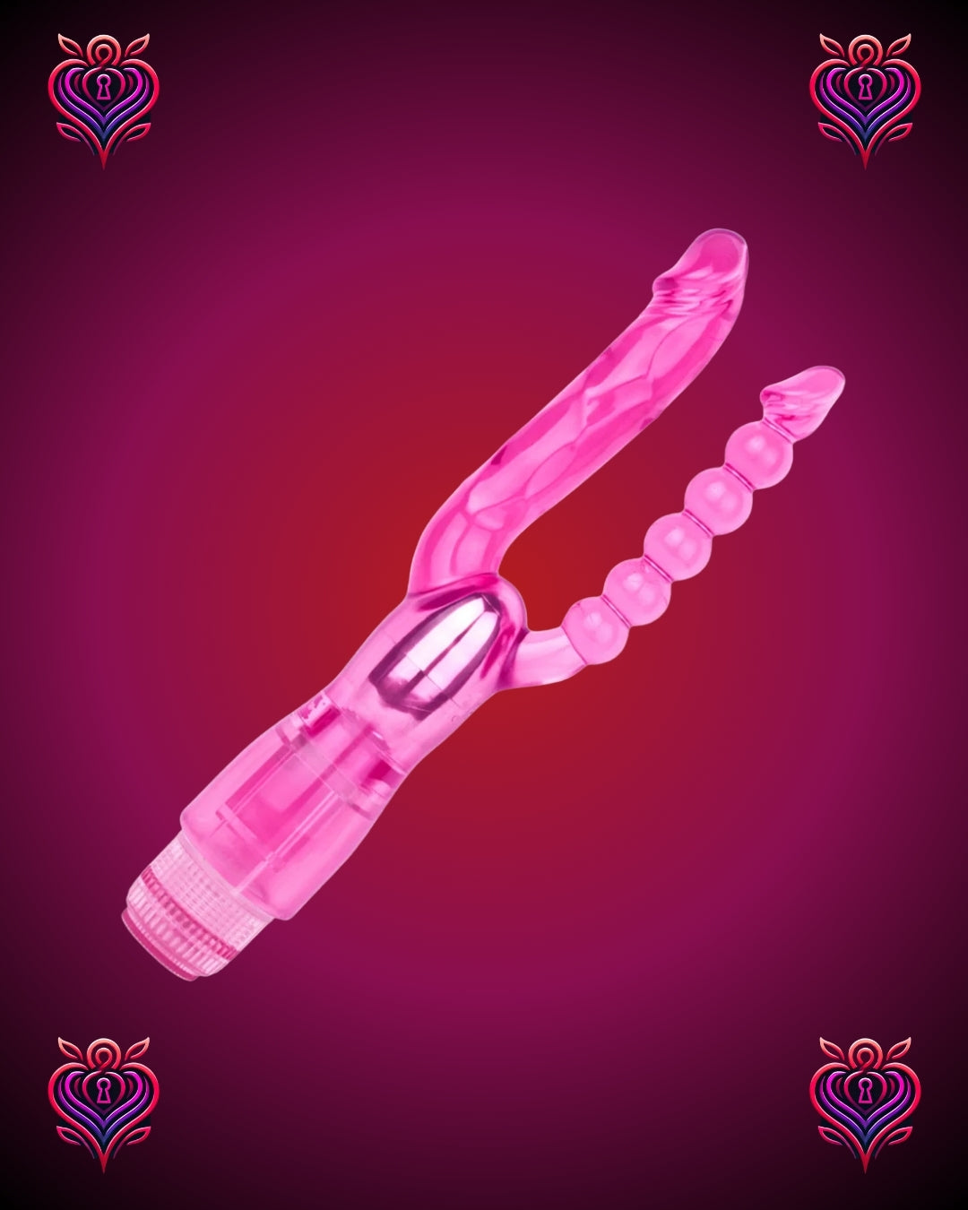 💗Vibrador Doble Penetración – Placer por partida doble💗