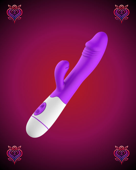 💜Vibrador Dual Impermeable – Estímulo Total en Silencio Absoluto💜