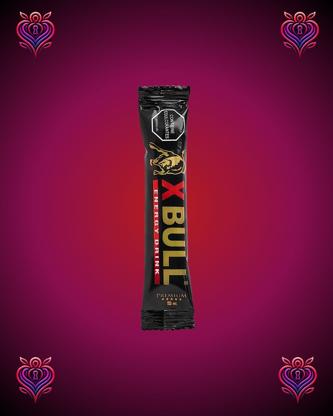 Bebida Energizante X-Bull Black⚡Sachet 15 ml · Natural y Potente
