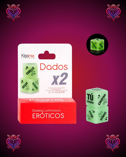 Dados Eróticos Luminosos🎲Set x2