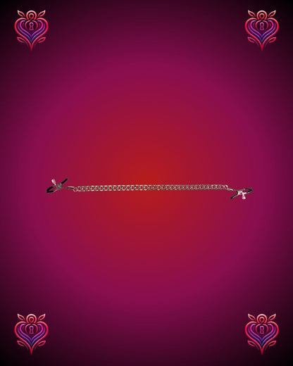 🔗Cadena con Pinzas para Pezones – Estimulación y Estilo en un Solo Juego💋