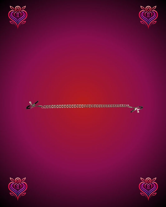 🔗Cadena con Pinzas para Pezones – Estimulación y Estilo en un Solo Juego💋