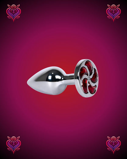 🔥Plug Metálico con Base en Espiral – Elegancia y Sensación Intensa❤️