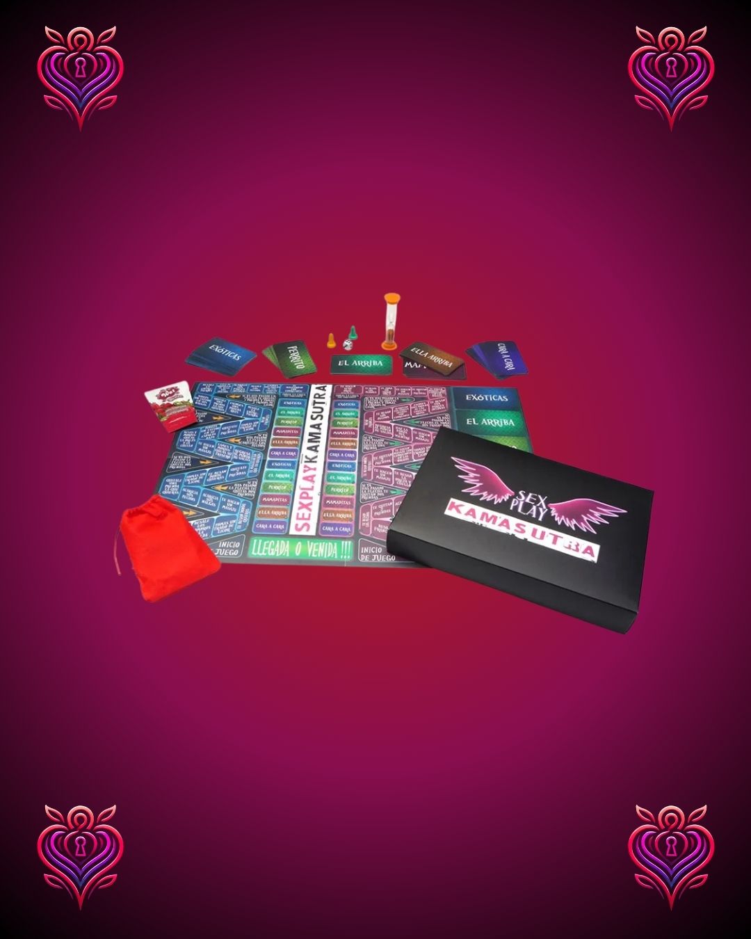 🔥Sex Play Kamasutra – Juego de Mesa Erótico para Parejas y Amigos🔥