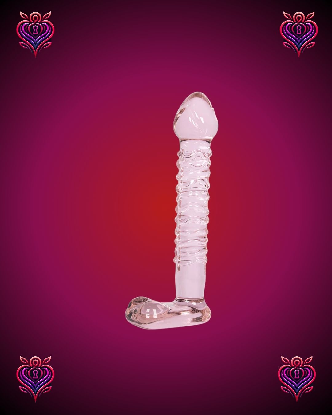 Dildo de Cristal Slim Pink🌷