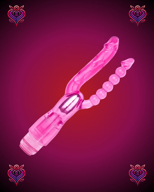 💗Vibrador Doble Penetración – Placer por partida doble💗