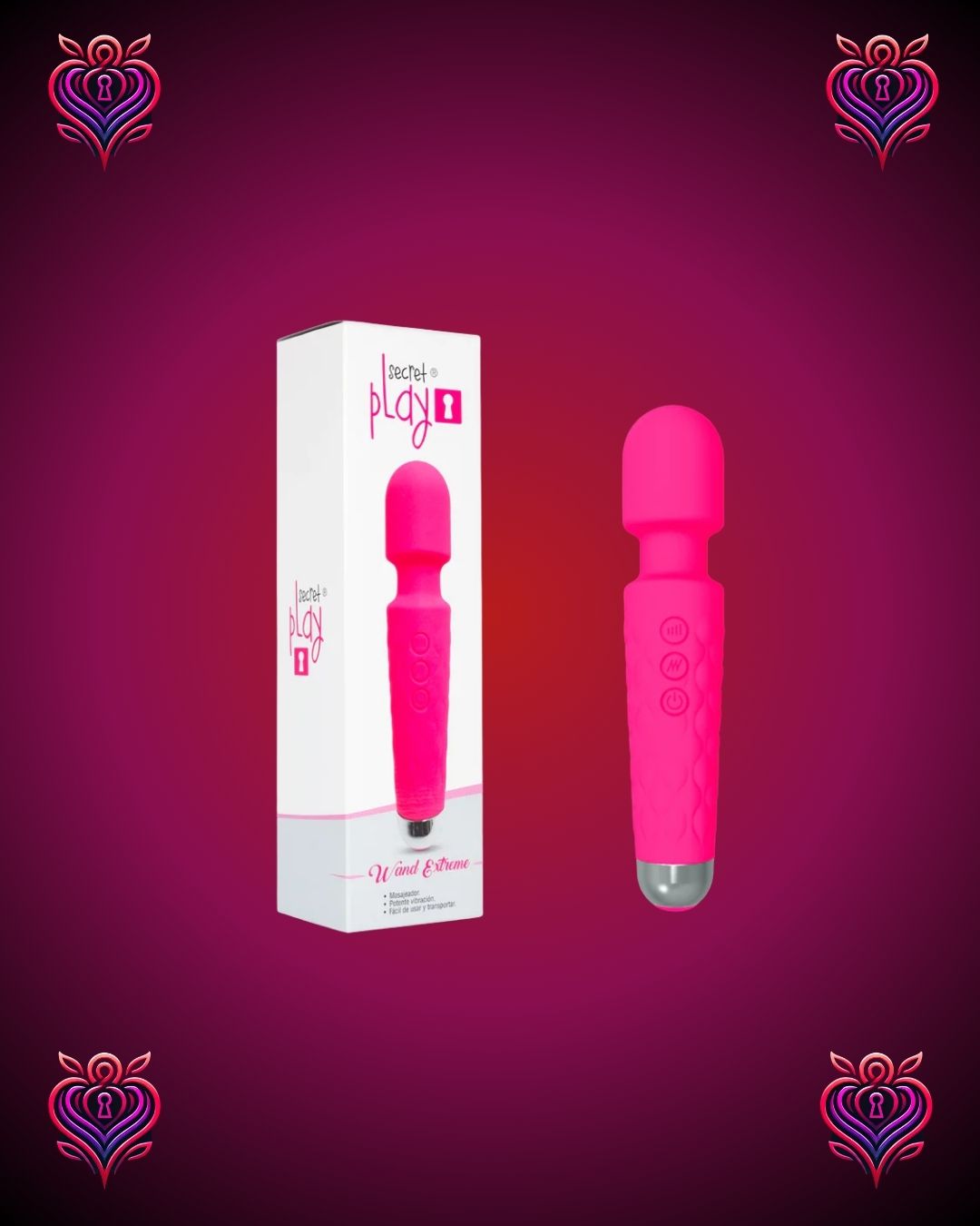 Masajeador Personal Wand Extreme⚡Secret Play · 20 Modos